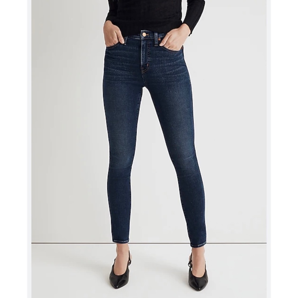 Madewell | High Rise Skinny Denim Medium Wash Jeans 23 $138